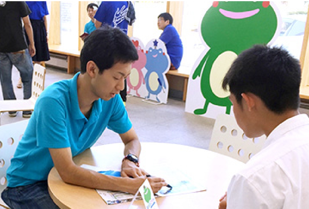 個別相談や奨学金相談もできる!