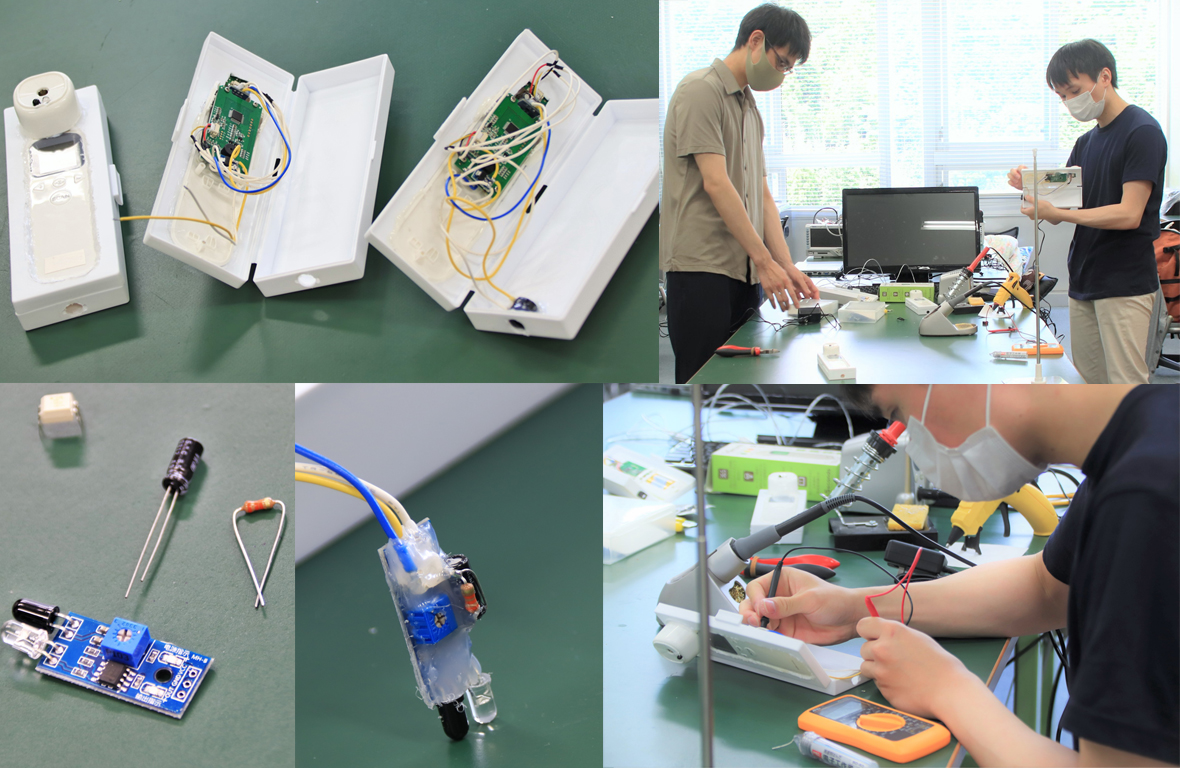 完全ノータッチ式体温計を製作