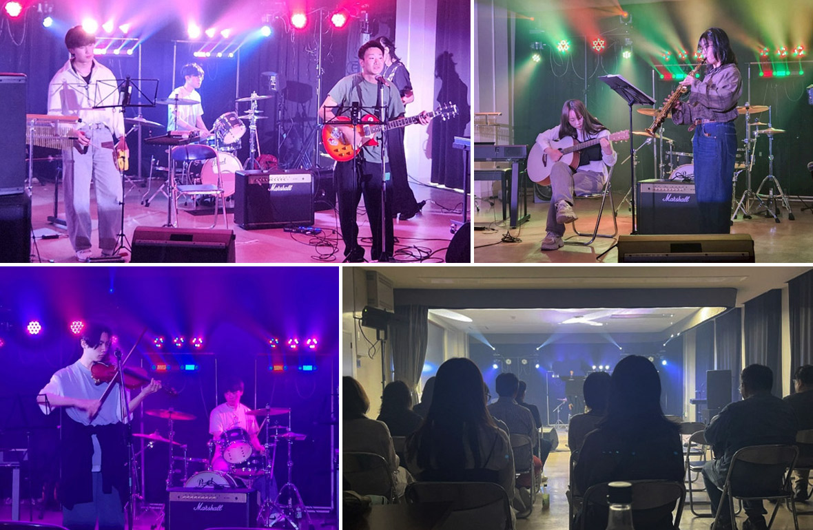 「電音部」、「音響・照明同好会」共催のLiveを開催