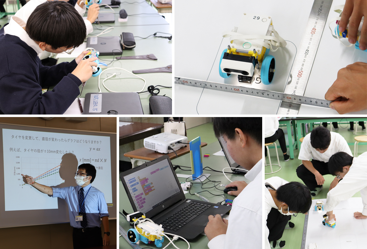 数学の力でロボットを動かす！幸田高校で高大連携プログラミング講座を開催