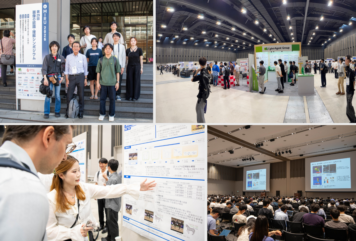 MIRU2026（第29回 画像の認識・理解シンポジウム）にて久徳研究室大学院生が研究成果の発表を行いました
